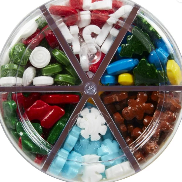 WILTON Holiday 'Shapes' Sprinkle Mix Set Streusel zum Dekorieren 184 gr Import USA
